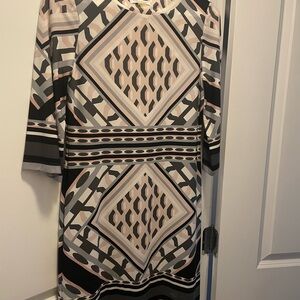 Calvin Klein Geometric Patterned Dress
